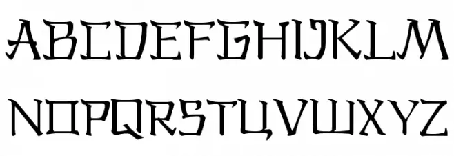 JMH Laudanum CA Font Litere mari