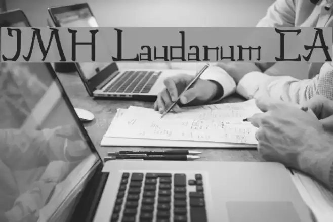 JMH Laudanum CA Fonte examples