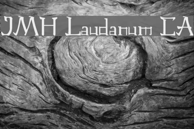 JMH Laudanum CA Fonte examples