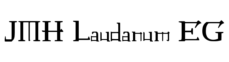 JMH Laudanum EG फ़ॉन्ट