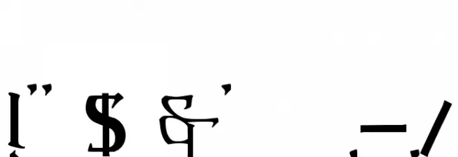 JMH Laudanum EG Font OTHER CHARS