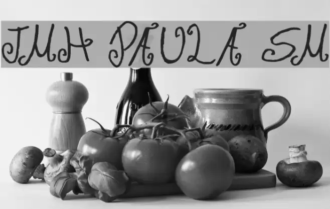 JMH Paula SM Font examples