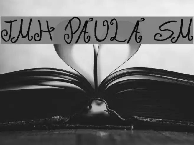 JMH Paula SM Font examples