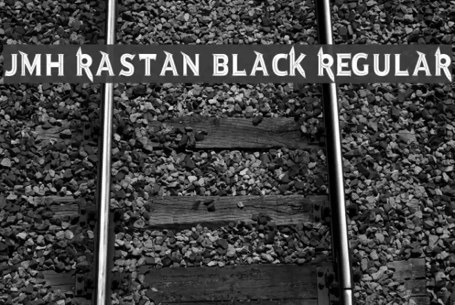 JMH Rastan Black Regular Font examples