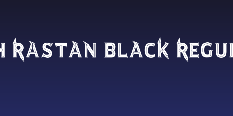JMH Rastan Black Regular Social Header