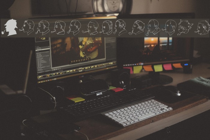 JMH Sherlock Dingbats Regular Example 1