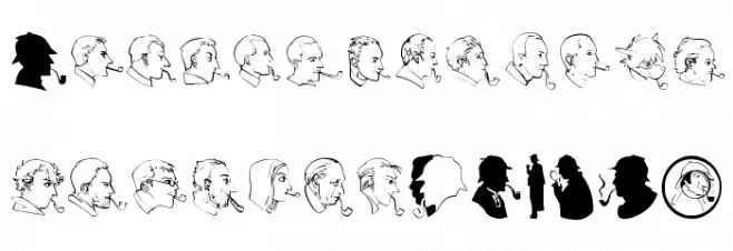 JMH Sherlock Dingbats Regular 字体 小写