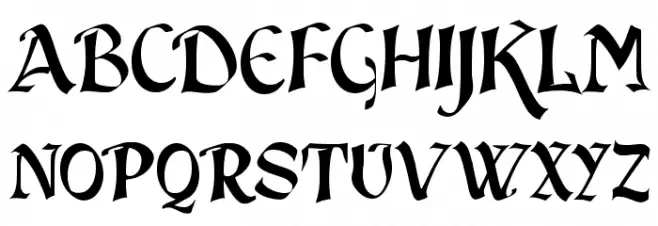 JMH Sindbad Шрифта ВЕРХНИЙ