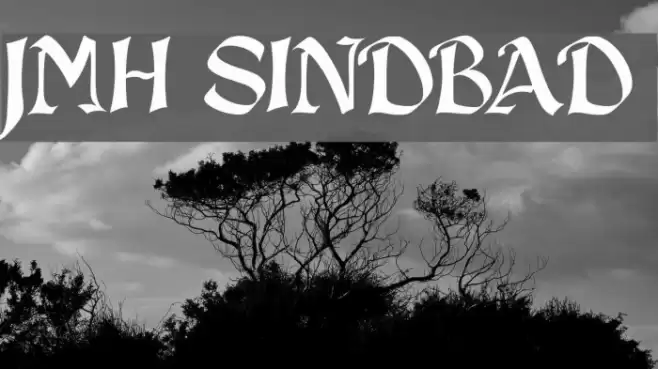 JMH Sindbad Font examples