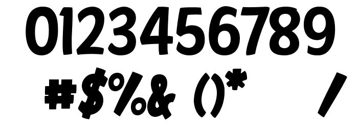JMHADO-Regular Font Alte caractere