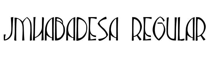JMHAbadesa-Regular Font