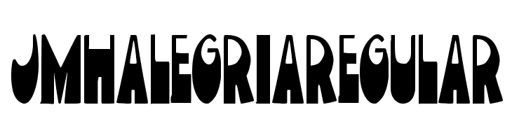 JMHAlegria-Regular  les polices de caractères gratuit tlcharger