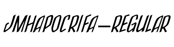 JMHApocrifa-Regular Font