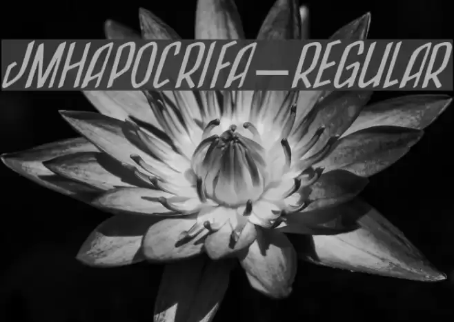 JMHApocrifa-Regular फ़ॉन्ट examples