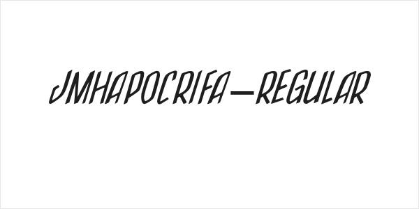 JMHApocrifa-Regular Logo