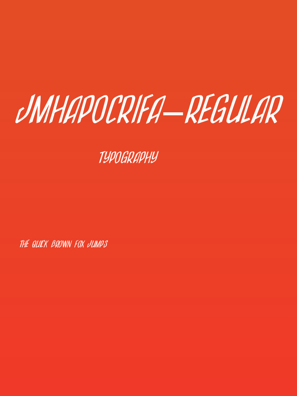 JMHApocrifa-Regular Poster