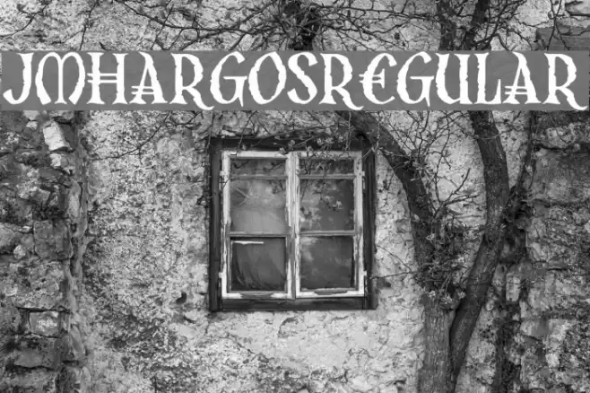 JMHArgos-Regular Font examples