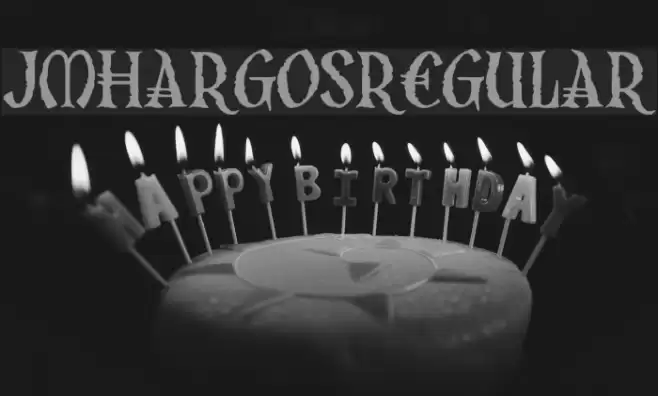 JMHArgos-Regular Font examples