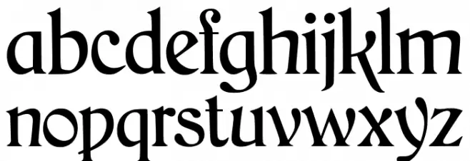 JMHArkham-Regular Font LOWERCASE