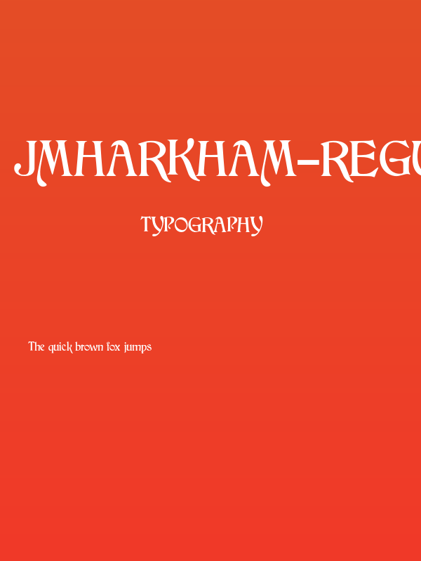 JMHArkham-Regular Poster