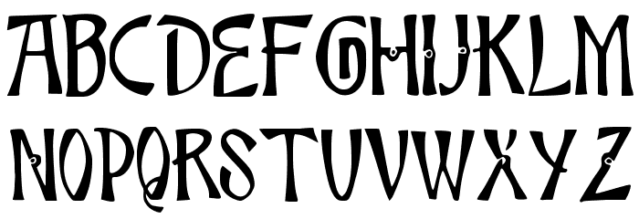 JMHBambooCaps-Regular Font LOWERCASE