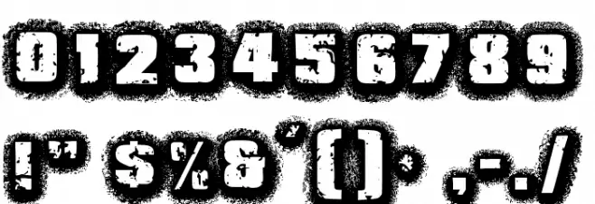 JMHBelicosa-Regular フォント その他の文字