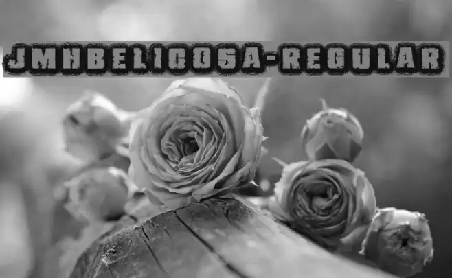 JMHBelicosa-Regular フォント examples