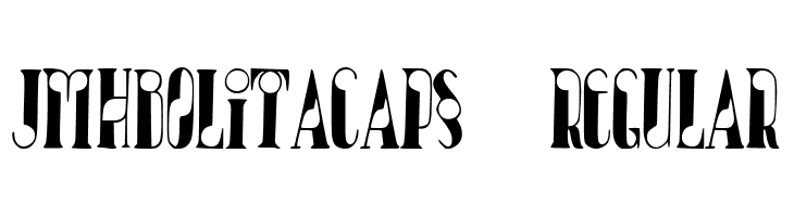 JMHBolitaCaps-Regular फ़ॉन्ट