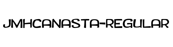 JMHCANASTA-Regular फ़ॉन्ट