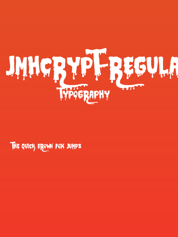 JMHCRYPT-Regular Poster