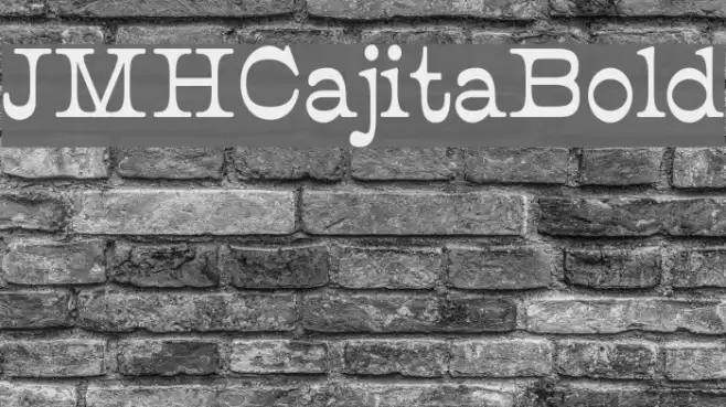 JMHCajita-Bold Polices examples