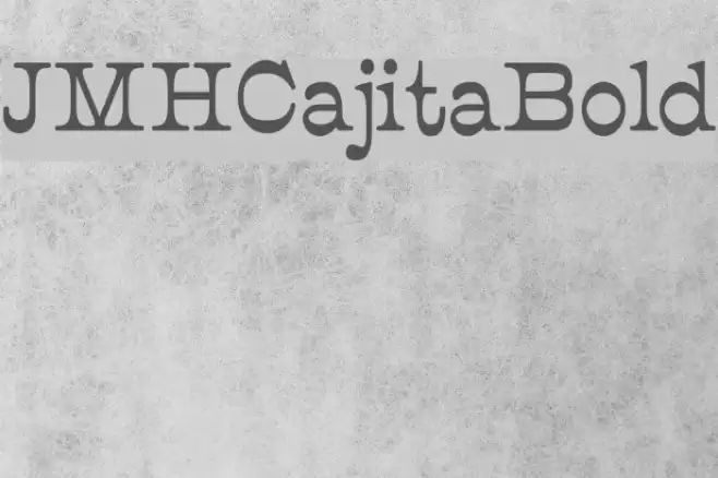 JMHCajita-Bold Polices examples