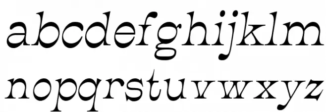 JMHCajita-Italic Caratteri MINUSCOLO