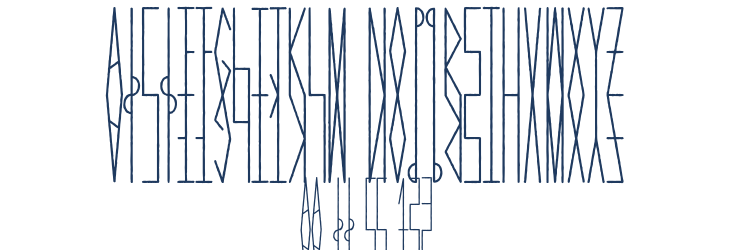 JMHCelaenoRuna-Regular Font Preview