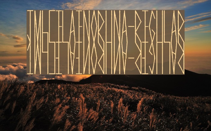 JMHCelaenoRuna-Regular Example 2