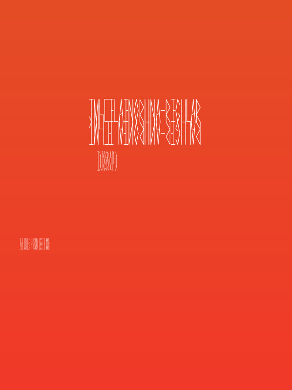 JMHCelaenoRuna-Regular Poster