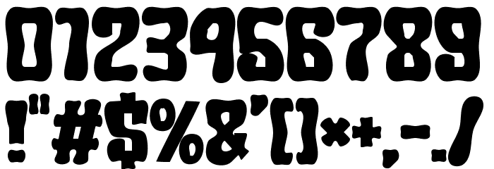 JMHChicle-Regular Font OTHER CHARS