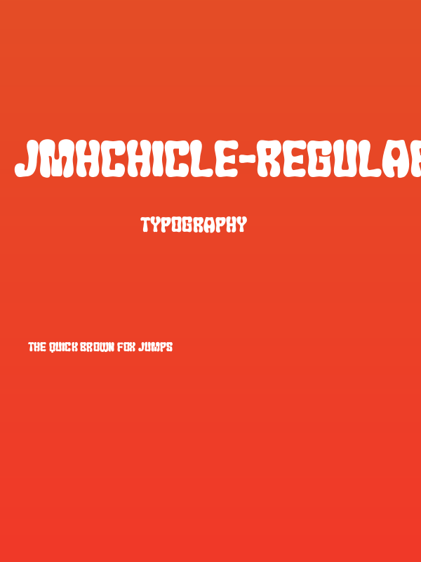 JMHChicle-Regular Poster