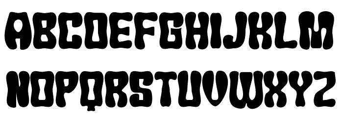 JMHChicle-Regular Font LOWERCASE