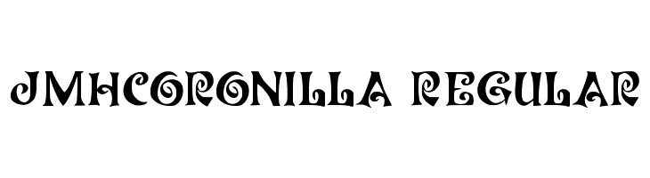 JMHCoronilla-Regular  免费字体下载