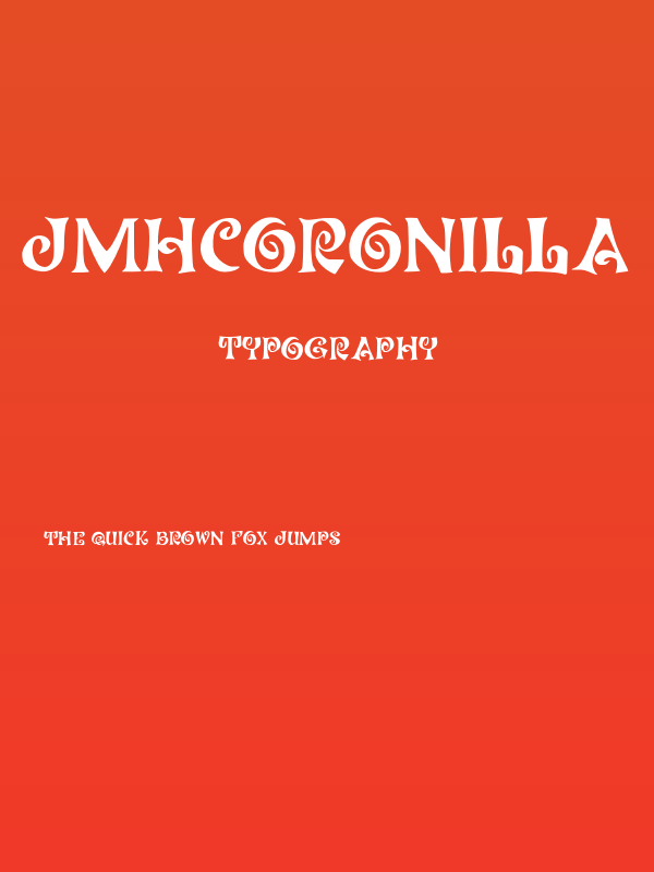 JMHCoronilla-Regular Poster