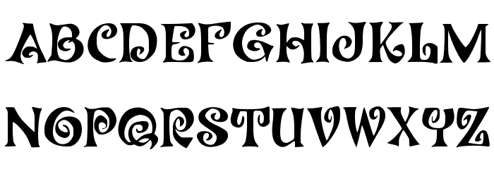 JMHCoronilla-Regular Font LOWERCASE