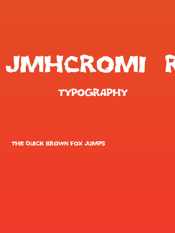 JMHCromI-Regular Poster