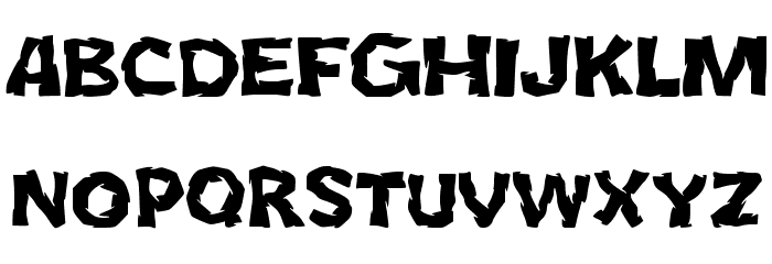 JMHCromI-Regular Font LOWERCASE