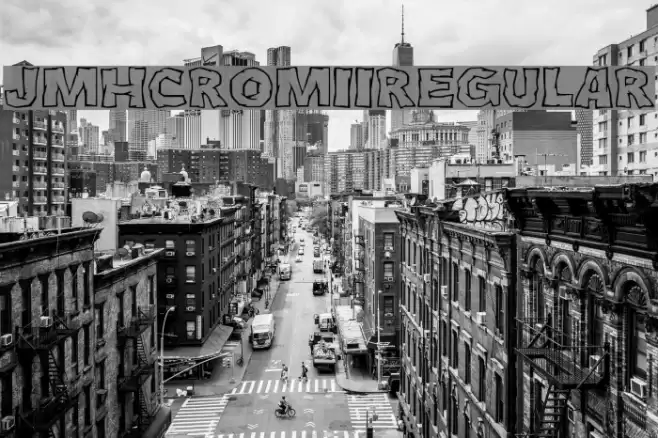 JMHCromII-Regular Polices examples