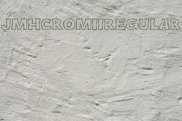 JMHCromII-Regular Font examples