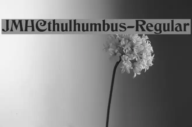 JMHCthulhumbus-Regular Polices examples