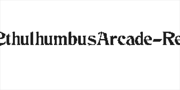 JMHCthulhumbusArcade-Regular Logo