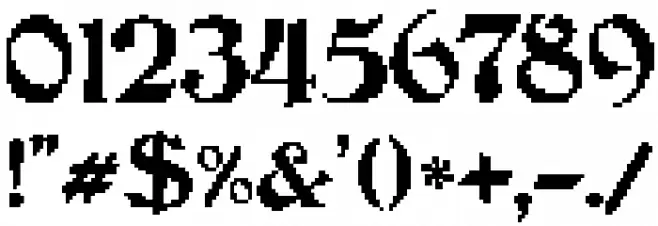 JMHCthulhumbusArcadeUG-Regular Font OTHER CHARS