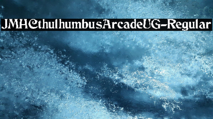 JMHCthulhumbusArcadeUG-Regular Font examples